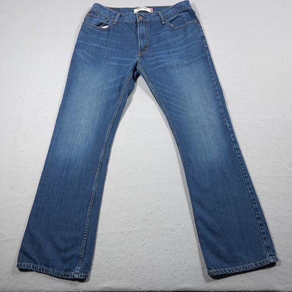 Vintage Levi’s 527 Jeans Men 36x34 Blue Bootcut Cotton Mid Wash Denim Y2K